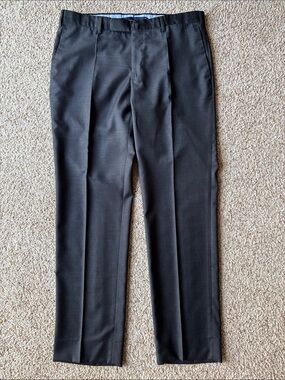 *Luxury* Incotex Slowear Charcoal Lightweight Wool Dress Pants Trousers 36